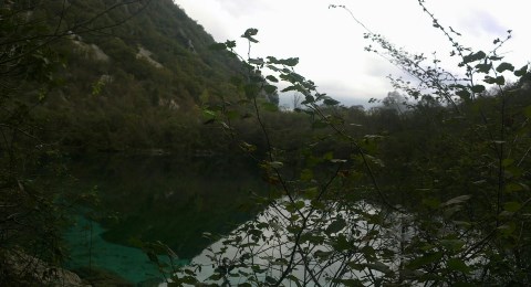 panoramica lago di Cornino
